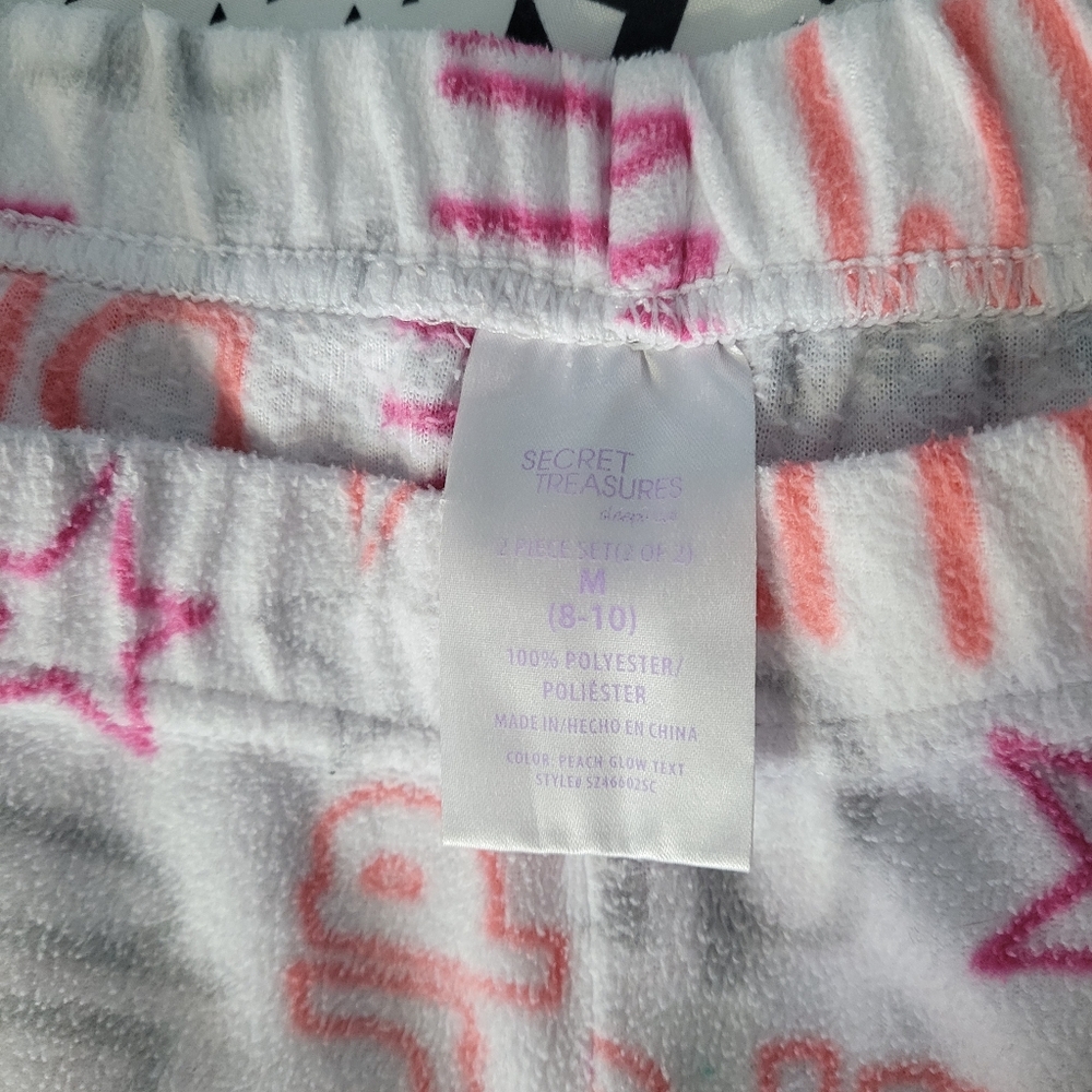Secret Treasures coral and white pajama set - Picture 6 of 6